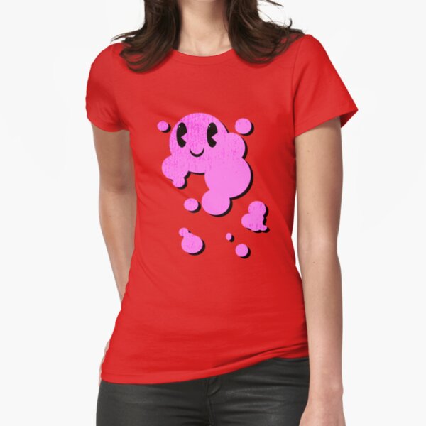 Pink Bubble Baby Fitted T-Shirt