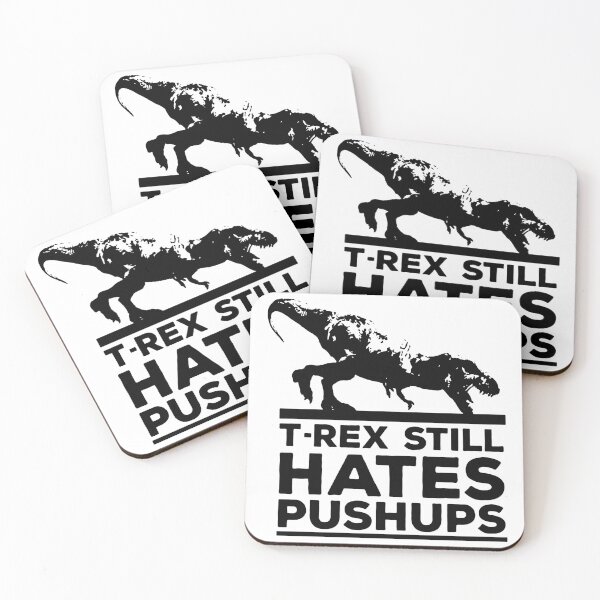 Item preview, T Rex Still Hates Pushups designed and sold by MakeItTrend.