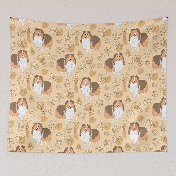 Item preview, Cute Sable Sheltie Dog Shetland Sheepdog  designed and sold by Lulupainting.