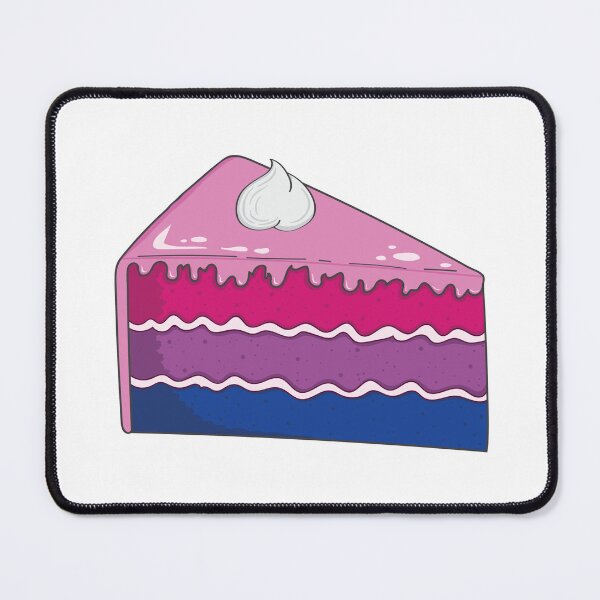 Item preview, Bi Pride Cake - Bisexual Pride Flag Colours designed and sold by Cake-Ace-Space.