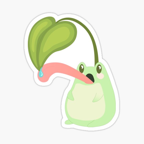 Item preview, frog under leaf designed and sold by Spiderknee.
