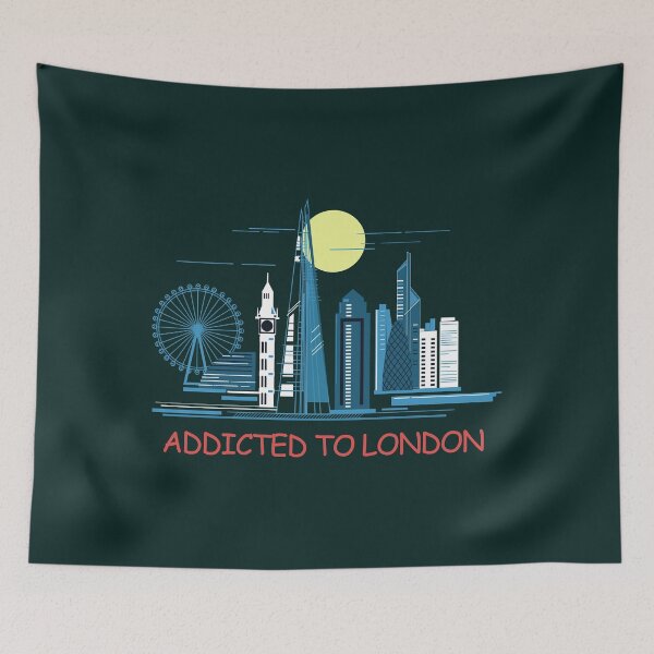 Item preview, Addicted to London  designed and sold by Theprintshophi.