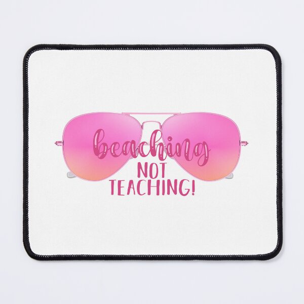 Item preview, Beaching Not Teaching! Pink (on Peach) designed and sold by PawsitiveMum.