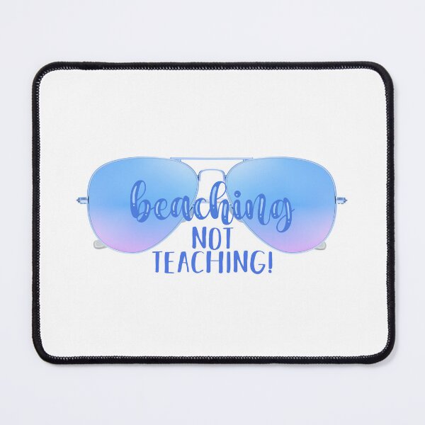 Item preview, Beaching Not Teaching! Blue (on Lt. Purple) designed and sold by PawsitiveMum.