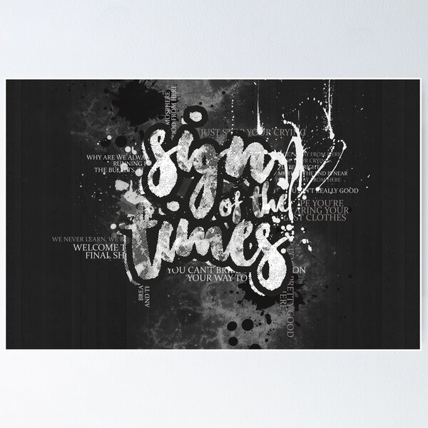 Item preview, Sign of the Times - Dark Version  designed and sold by StylesMyth.
