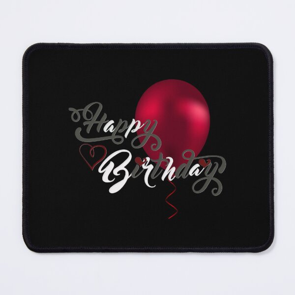 Item preview, Happy Birthday - Classy! (on Black) designed and sold by PawsitiveMum.