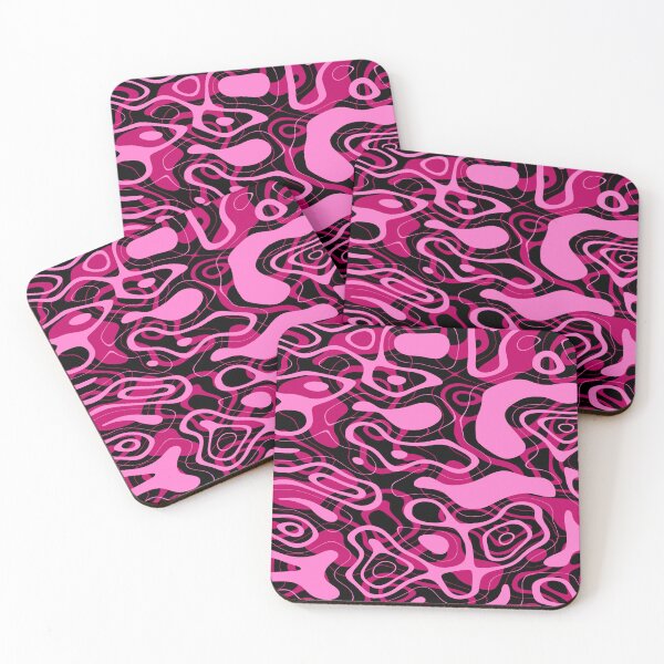 Item preview, Pink abstract curves designed and sold by bradm50.