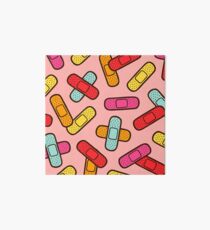 Rainbow Band-Aids Pattern Art Board