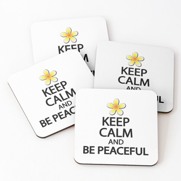 Item preview, Keep calm and be peaceful designed and sold by Colorfulandfun.