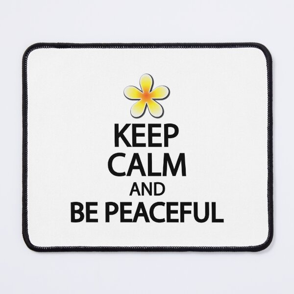 Item preview, Keep calm and be peaceful designed and sold by Colorfulandfun.
