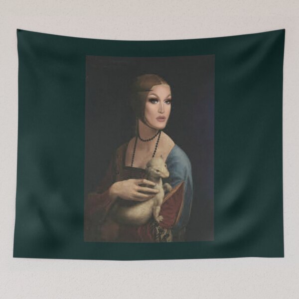 Item preview, Lady Camden with an Ermine Photographic Print designed and sold by Theprintshophi.