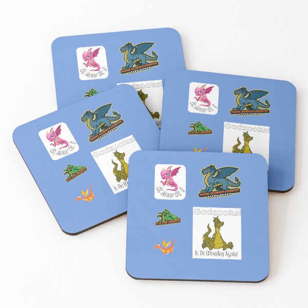 Aperçu de l'œuvre Pack d'autocollants adorable dragon T-shirt classique créée et vendue par FlorianBokemul.