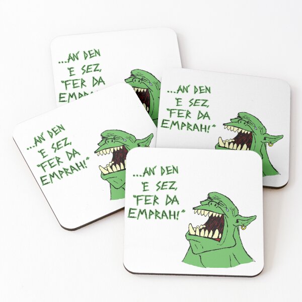 Item preview, Ork - 'an den e sez "fer da emprah!"' designed and sold by Ragetroll.