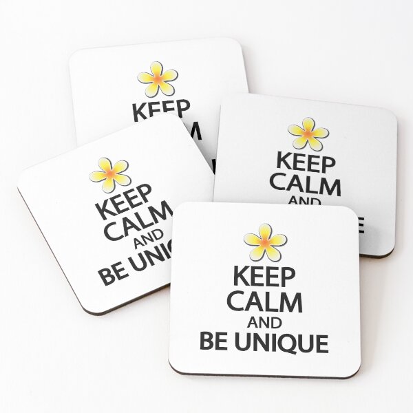 Item preview, Keep calm and be unique designed and sold by Colorfulandfun.