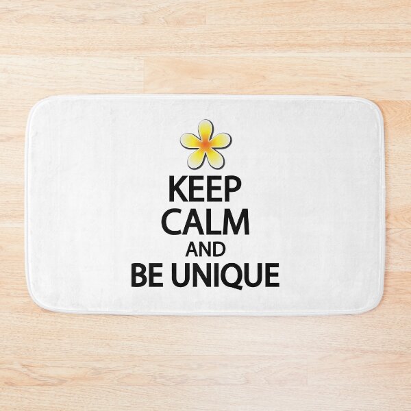 Item preview, Keep calm and be unique designed and sold by Colorfulandfun.