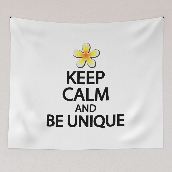 Item preview, Keep calm and be unique designed and sold by Colorfulandfun.
