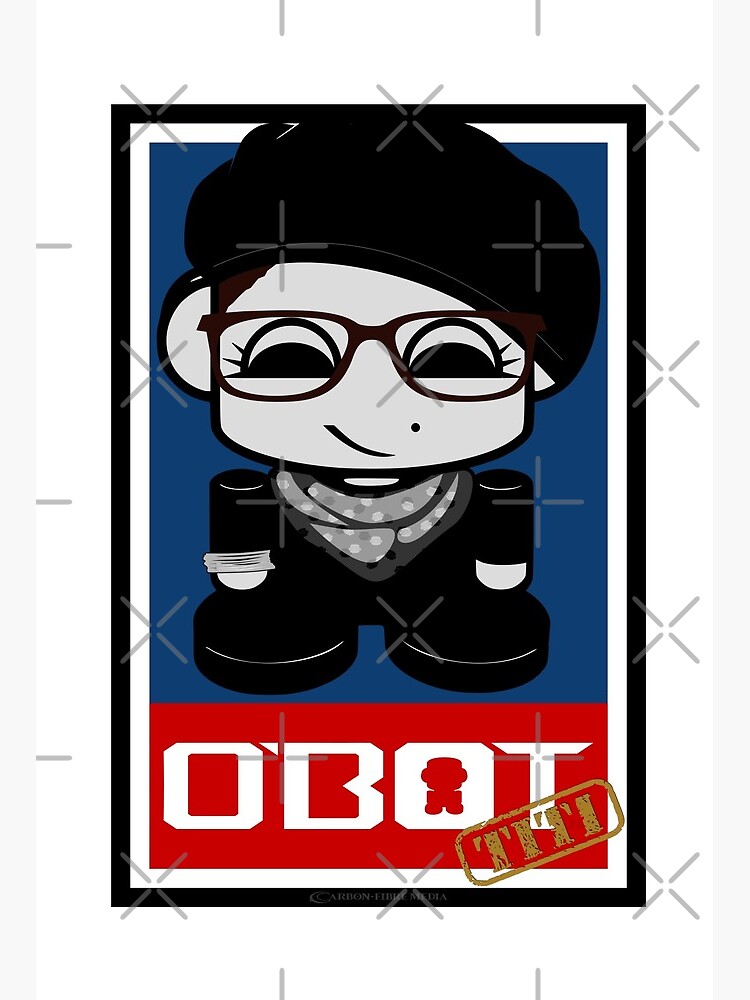 Titi Mo Shed O Bot Toy Robot 2 0 Art Board Print By Carbonfibreme Redbubble