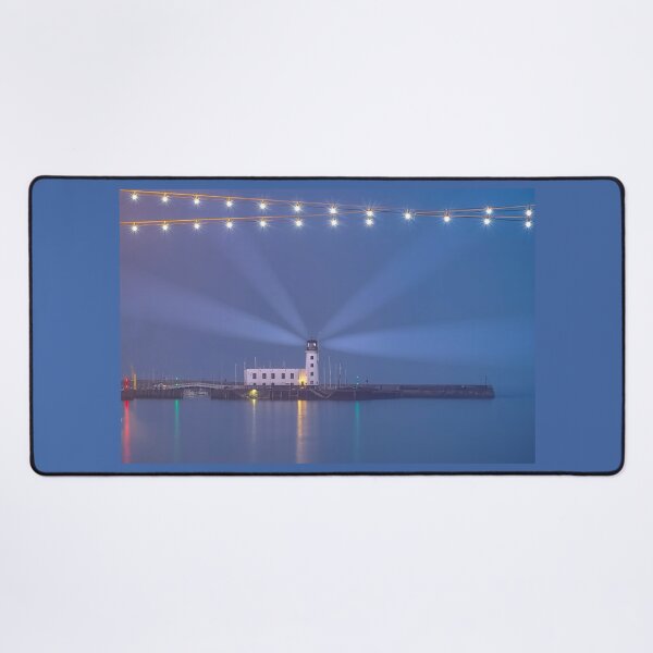 Item preview, Scarborough Lighthouse At Night, North Yorkshire designed and sold by Alisonchambers2.