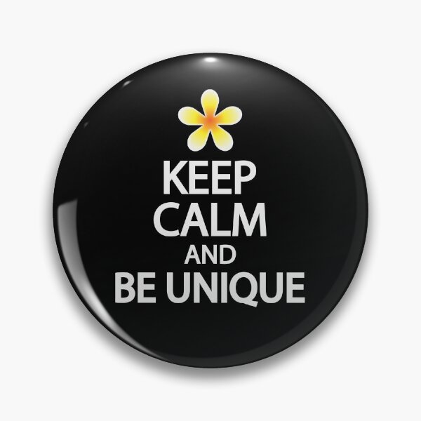 Item preview, Keep calm and be unique designed and sold by Colorfulandfun.