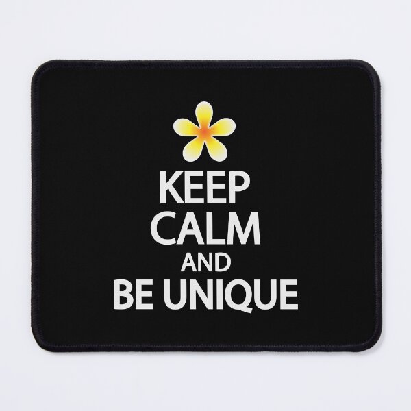 Item preview, Keep calm and be unique designed and sold by Colorfulandfun.