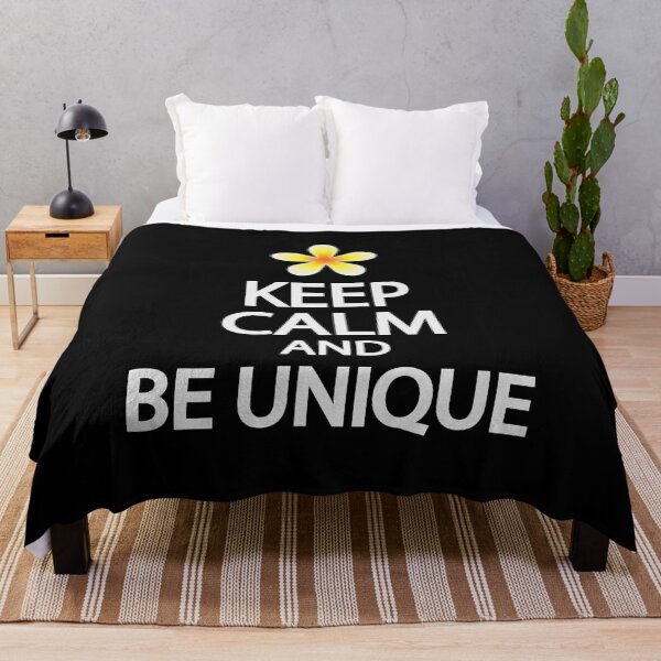 Item preview, Keep calm and be unique designed and sold by Colorfulandfun.