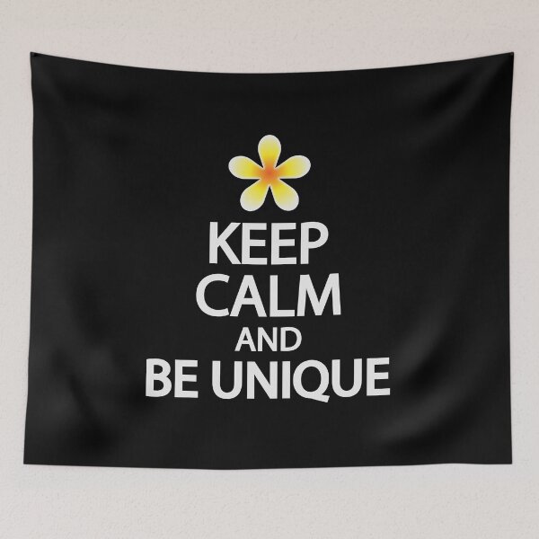 Item preview, Keep calm and be unique designed and sold by Colorfulandfun.