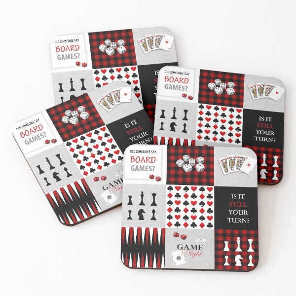 Item preview, Game night patchwork, black, red, white designed and sold by Fibracreativa.