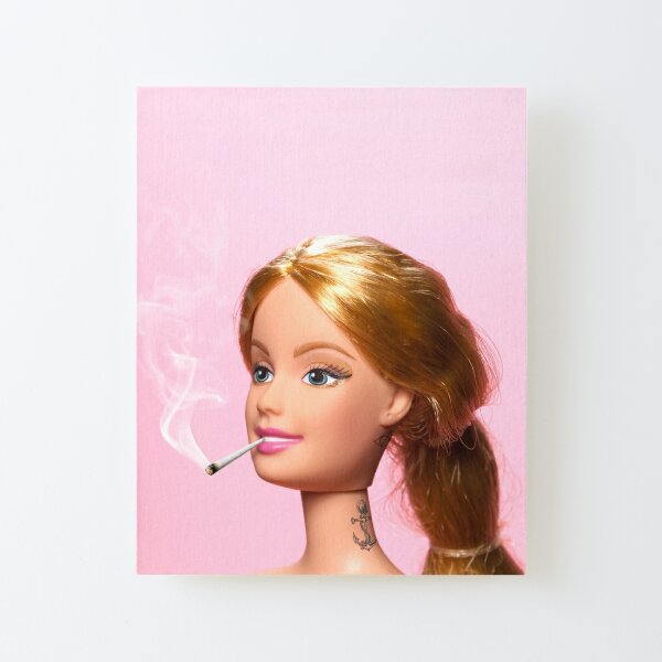 barbie canvas wall art