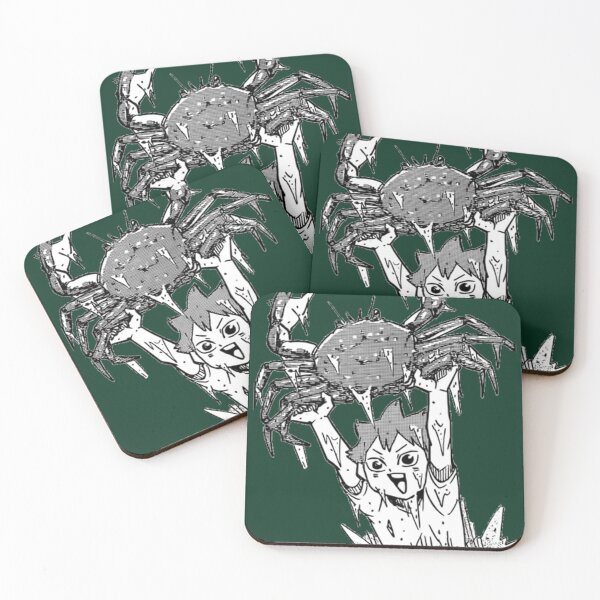 Aperçu de l'œuvre Casquette Hinata avec un crabe Haikyuu Timeskip Manga créée et vendue par NormaLehmann.