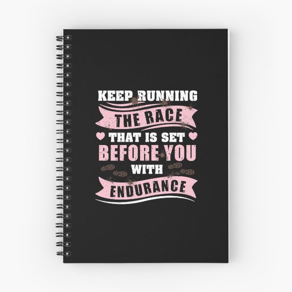 Item preview, Keep Running The Race Set Before You Mud Run For A Mudder designed and sold by StrongShirts.
