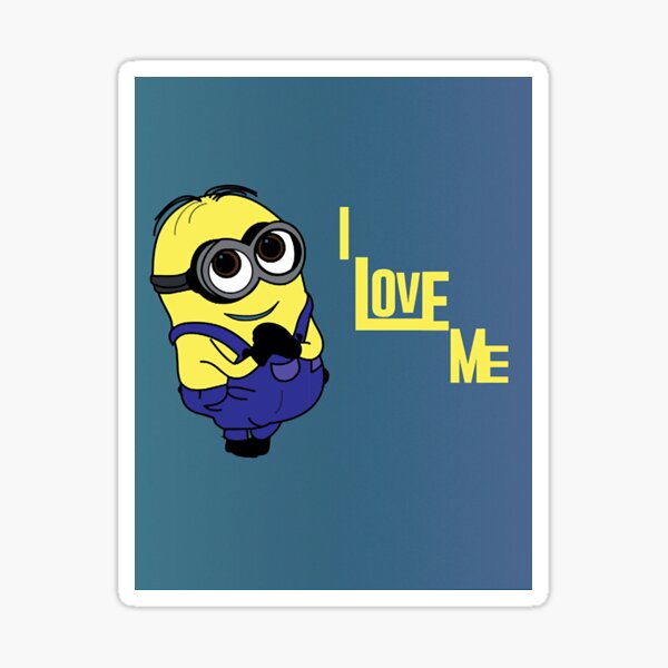 Minions in love - Minion - Sticker