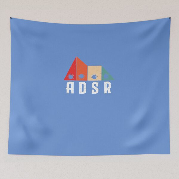 Item preview, ADSR Modular Life Bass Kick Classic T-Shirt designed and sold by FlorianBokemul.