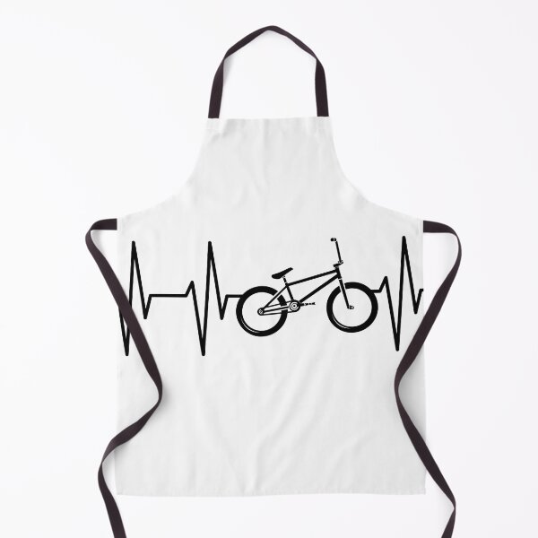 Artikelvorschau, Herzschlag Symbol mit BMX Illustration - BMX heartbeat entworfen und verkauft von AndreMi.