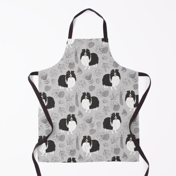 Item preview, Cute Black White Sheltie Dog Shetland Sheepdog designed and sold by Lulupainting.