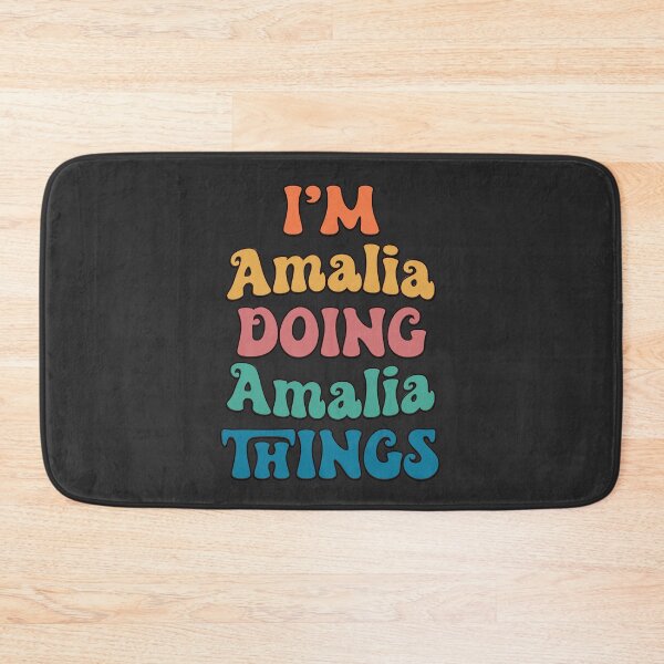 Item preview, Amalia Funny Retro First Name designed and sold by Americandude.