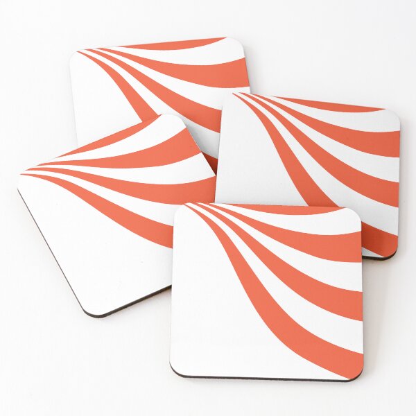 Item preview, Orange and White Wave designed and sold by LAEC-Shop.