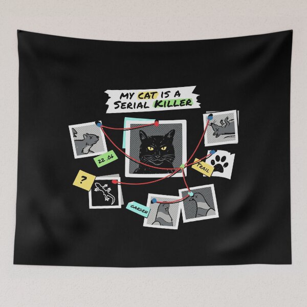 Item preview, My Cat is a Serial Killer designed and sold by Gamma-Ray.