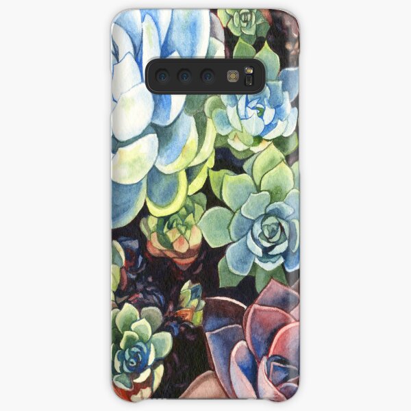 Succulent Field (watercolor) Samsung Galaxy Snap Case
