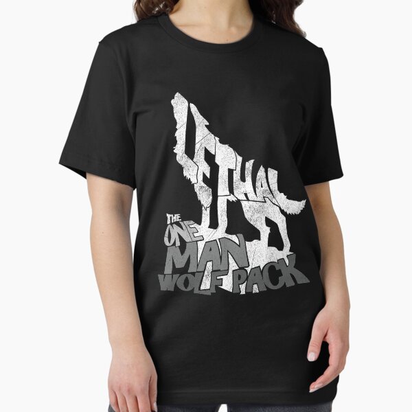 Item preview, One Man Wolf Pack (WHITE) designed and sold by jerrybenjamin.
