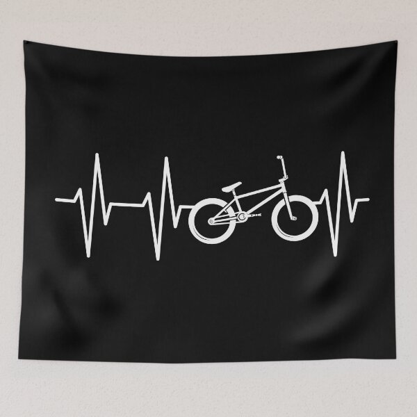 Artikelvorschau, Ich liebe mein BMX mit Puls Symbol - BMX heartbeat entworfen und verkauft von AndreMi.