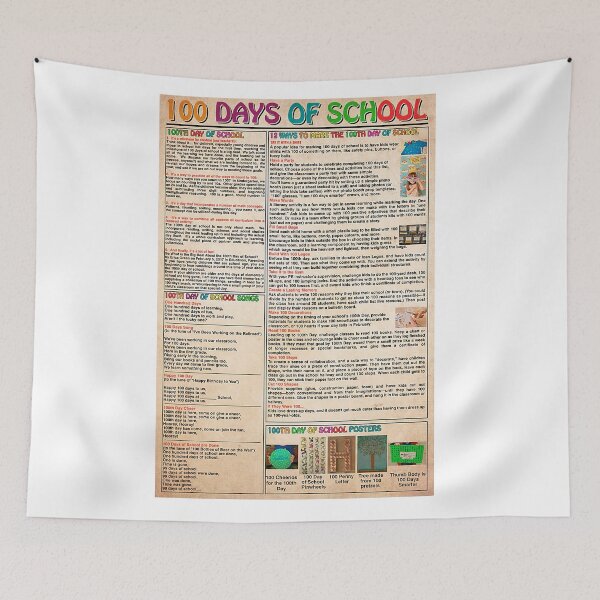 Item preview, 100 Days Of School Knowledge designed and sold by RobeLan.