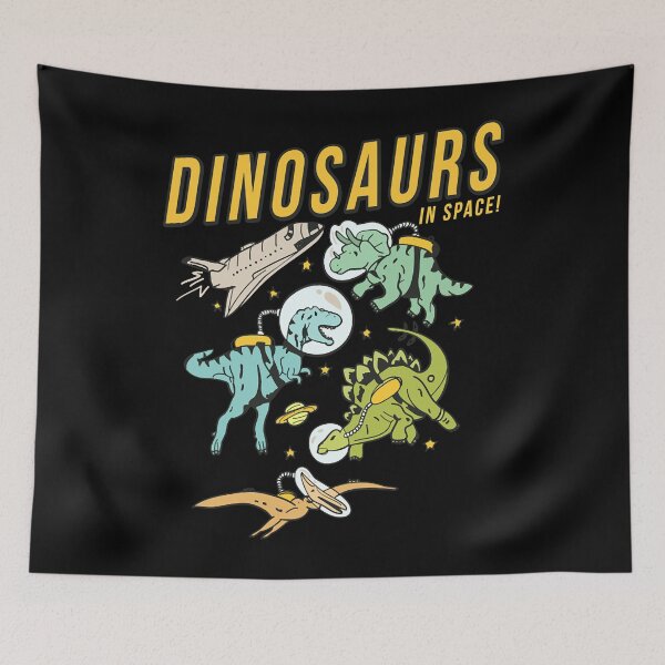 Item preview, Dinosaurs In Space designed and sold by AmeliaWcal.