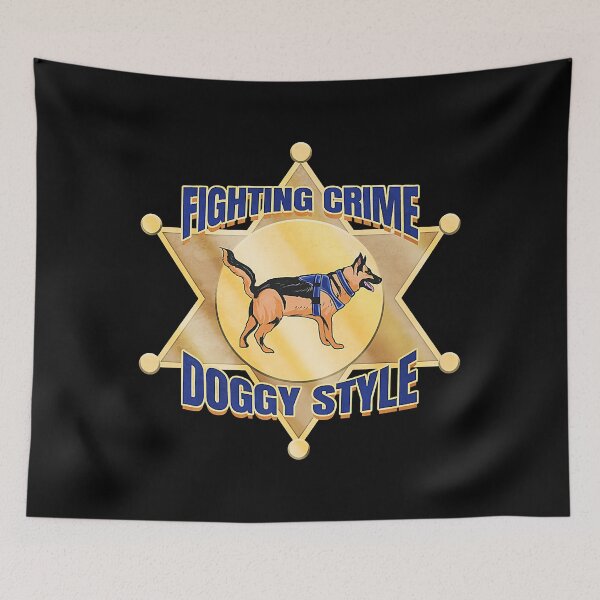 Item preview, Fighting Crime Doggy Style - K9 Police Dog Premium designed and sold by AmeliaWcal.