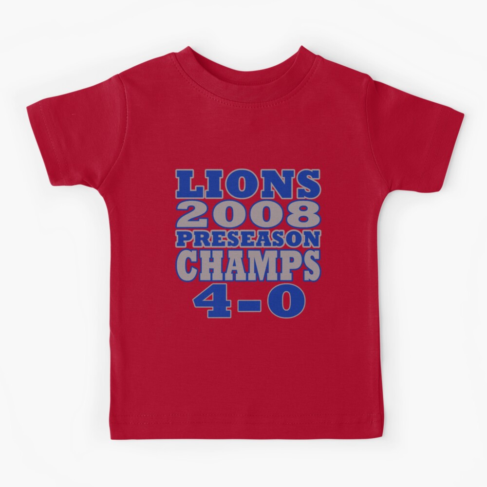 Funny Lions Football Preseason Champs 2008' Men's T-Shirt