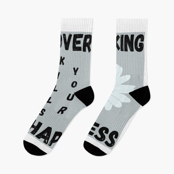 Item preview, OVERTHINKING KILLS YOUR HAPPINESS designed and sold by Lu7u.