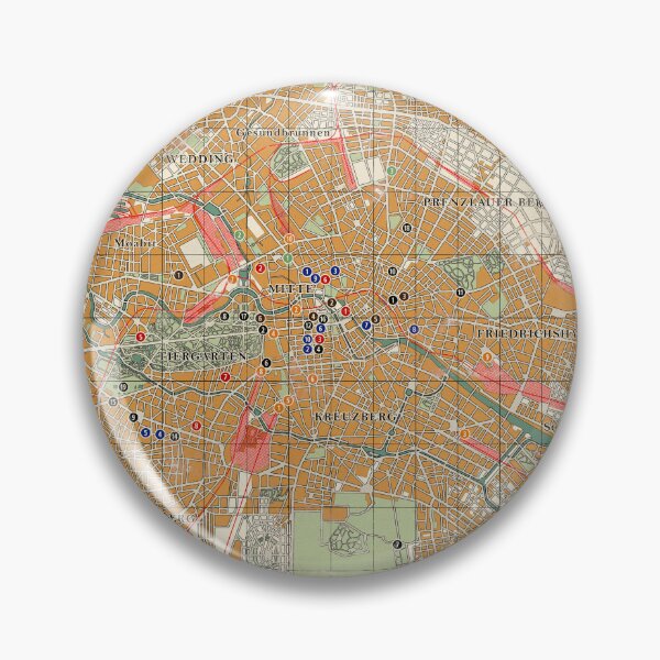 Item preview, Berlin Map from Berlin The Wicked City (Call of Cthulhu) designed and sold by Chaosium.
