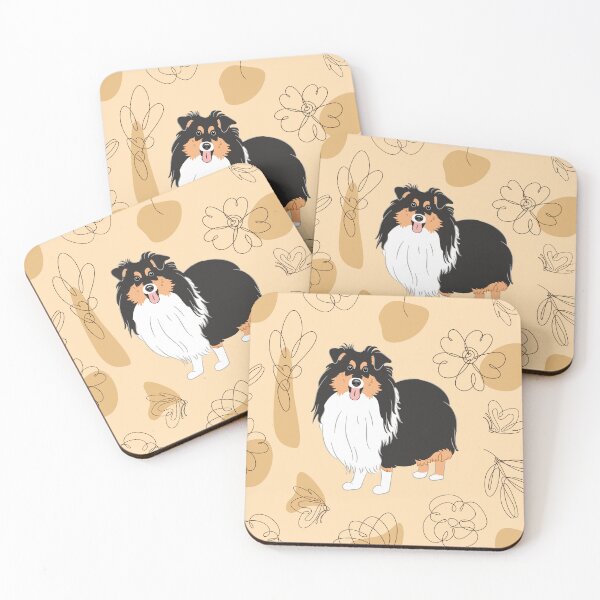 Item preview, Cute Tri Color Sheltie Dog Shetland Sheepdog  designed and sold by Lulupainting.