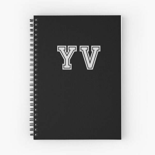 Item preview, Y.V. Varsity Initials | Varsity Letters | Black And White | Personalised Gift designed and sold by Avo And Sriracha.