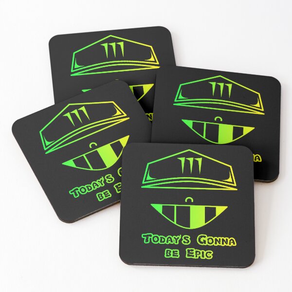 Item preview, Today's Gonna Be Epic in Yellow Green designed and sold by artOfCal013.