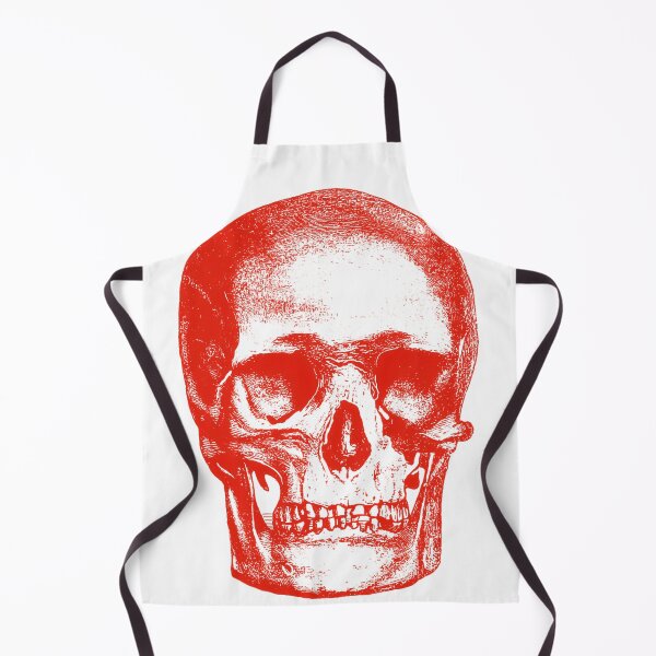 Item preview, Colorful Red Skull and Skulls: Edited Vintage Style Skull Engraving By Emma Dent (1877) designed and sold by TeachUrb.